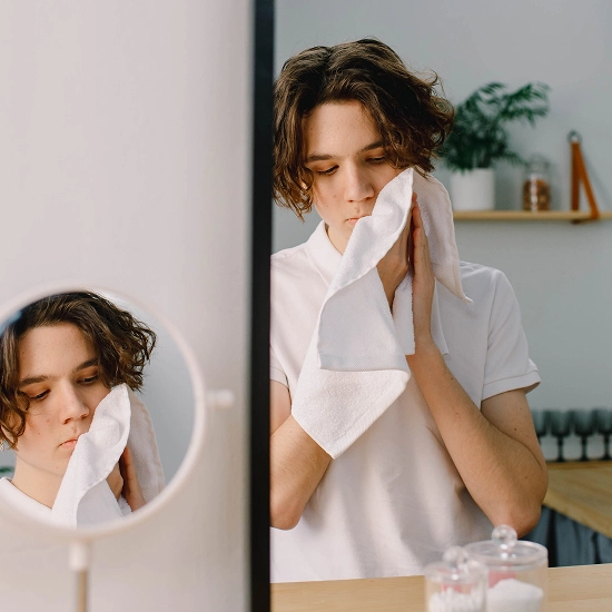 после бритья